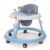 LuvLap 360° Joy Baby Walkers for 9+ Months | 3 Level Height Adjustment Walker with Switchable Food & Musical Toy Tray/Advanced Baby Activity Walker for Kids, Walker for Boys & Girls, Blue