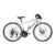 Amardeep cycles Make 700C Road Bike | 14-Speed Shimano Gears | Dual Disc Brakes | Double Wall Alloy Rims | 18-Inch Steel Frame | Unisex Sports Gear Bicycle | Easy Assembly – White