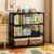 Bagnizer Book Self – 4 Cases Portable Book Shelf, Kids Books Racks for Home Plastic, Bookshelf for Home, Book Shelves, Book Stand, Organizer, Rack for Study Room/Library
