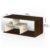 Lioana Coffee Table/Center Table Sofa Tea or Teapoy Console Table for Sofa Set with Bottom Storage, Living Room Hall Home (Classic Brown & Beige)