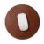 DailyObjects Orb Mouse Pad | Extended for Laptop, for PC, and Wireless Mouse | Handcrafted | Anti-Slip, Anti-Skid | Large Premium Vegan Leather Finish for Home, Office, Gaming – Tan