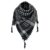 Palestinian Scarf Keffiyeh Black White Houndstooth Design Mens 48x48in