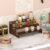 BLUEWUD Dolvin Ladder Style Engineering Wood Spice Masala Rack Shelf Stand Organizer/Spice Bottle Display Rack & Cup Stand for Home & Kitchen, DIY (Do it Yourself), (Brown Maple, 36 X 24 X 15 Cm)
