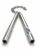 Pro Steel Nunchaku Metal with Chain – Martial Arts Training Weapon for Karate, Kung Fu & Self Defense | Anti-Slip Grip Heavy Duty Practice Nunchaku for Beginners & Professionals