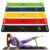 QUXIS Resistance Bands Set for Men and Women, Pack of 5 Different Levels Elastic Band for Home Gym Long Exercise Workout – Great Fitness Equipment for Training, Yoga – Free Carrying Bag