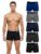 SWAGR 5 Pack Men’s Super Combed Cotton Underwear Trunks | Classic TruComfort Fit | Powered by ZincShield Anti-Bacterial Tech | Aerflo Breathability | 4-Way FlexStretch | SOXCO Style SG05