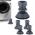 VazzLox Height Adjustable Anti Vibration Pads for Washing Machine Support, Dryer Shock & Noise Cancelling Pad, Anti-Walk Vibration Washer Foot Pad, Anti-Slip Rubber Feet Stabilizer with Suction