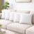 MY ARMOR Microfibre Cushion Filler for Sofa | Set of 5 Soft & Fluffy Square Sofa Cushions | Decorative Sofa Pillows for Bed, Chair, Car & Living Room | 16 x 16 inch