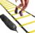 Serveuttam Agility Ladder 8 Meter Speed Training Ladder with 16 Adjustable Rungs, for Soccer, Football, Sports Training – Includes Heavy Duty Carry Bag Speed Ladder (Multicolor) (Yellow, 4m 10Runs)