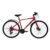 Cradiac Machine LITE 21 Speed 6061 Alloy Hybrid Cycle 21 Geared Bicycle for Men with Rigid Fork & Dual Disc Brake Hybrid Bike | Ideal for 15+ Years, Unisex, Frame Size : 19.5 Inch, Metalic Red