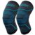 Boldfit Knee Support For Men Sleeves Braces Pair For Sports, Workout, Pain Relief, Knee Cap Compression Support, Exercise, Running, Cycling,- 1 Pair (XL, Bluelinear)