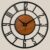 Auromin Metal Wall Clock for Living Room Stylish Latest Modern | Wall Clock for Hall Big Size, Unique Analog Wall Clock for Bedroom, Drawing Room, Kitchen & Office Room Décor | Stylish Clock for Home