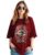 AUSK Oversized T-Shirt for Womens || Graphic Front Printed Loose fit Womens Tshirt
