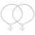 TRUESILVER ACPL 925 Sterling Silver Anklets for Women & Girls | BIS Hallmarked Modern Designer Anklet | Stylish Silver Jewelry for Wedding Bridal Everyday Wear (Pair)