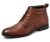 Kraasa Marble Formal Boots for Men | Vegan Leather Lace-Up Chukka Boots