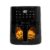 SOLARA Air Fryer For Home 4.5L with See Through Window, 10 Preset menus, 360° High Speed Air Circulation for Fry, Grill, Roast & Bake,Uses upto 90% less fat, 1500 Watts, Digital Touch Control, Black