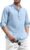 Zombom Cotton Polyester Blend Solid Casual Regular Fit Mandarin/Chinese Collor Short Kurta for Men