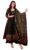 KLOSIA Women’s Rayon Printed Anarkali Kurta and Pant with Dupatta Set