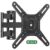 MOUNTUP Full Motion TV Wall Mount, Wall Mount TV Bracket for 14-42″ TVs | Movable TV Bracket with Swivel Tilting Extension Level Adjustment for 14-42 Inch LED LCD Flat Curved TVs Up to 44 LBS