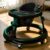 StarAndDaisy Baby Walkers for 9+, 6-18 Month Baby boy & Girl 360° Walker for Kids for 6-24 Months with 7 Level Height Adjustment, Foldable Baby Walker with Smooth Wheels (Green-Black)