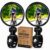 PRO365 Premium Bicycle Rear View Mirror Set (2 Pack) | 360° Adjustable HD Convex Mirrors | Extra Wide Rear Vision for Safer Cycling | Heavy-Duty Protective Mold Body | 1 Year Warranty
