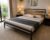 Bed Wooden Queen Size BedFrame | 6×5 Solid Wood & Heavy Duty Metal Bed|Queen SizeBed| WoodenBed | Queen Iron & Steel Cot | Platform Bed |Heavy Duty Sheesham WoodBed |Powder Coated Bed 72 x 60 Inch