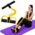 RENRANRING Resistance Bands for Workout Yoga Pedal Puller Pull Reducer Tummy Training Foot Pedal Exercise Fitness Band, Body Building Stretching Band Men and Women (Purple Yellow Pink)