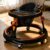 StarAndDaisy Baby Walkers for 9+, 6-18 Month Baby boy & Girl 360° Walker for Kids for 6-24 Months with 7 Level Height Adjustment, Foldable Baby Walker with Smooth Wheels (Orange-Black)