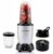 NutriPro Juicer Mixer Grinder – Smoothie Maker – 500 Watts (2 Jars & 1 Blade, Silver) – 2 Year Warranty