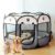 MONSTECH 73 * 73CM Portable Pet Playpen, Dog Playpen Foldable Pet Exercise Pen Tents Cat House Playground for Puppy Kitten Indoor Outdoor Travel Camping Use (Grey, Small, 1)