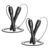 Boldfit Skipping Rope for Men and Women Jumping Rope With Adjustable Height Speed Skipping Rope for Exercise, Gym, Sports Fitness Adjustable Jump Rope Black Pack of 2