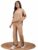 ELLITI Women’s Co-ord Set, Down Short Sleeve Top and Wide Leg Trousers with White Trim