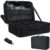 Travel Professional Makeup Cosmetic Bag For Women | Portable Artist Storage Makeup Brush Bag With Adjustable Dividers (Black, 18 Inch (2 Layer))