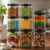 HomeWiz Airtight Kitchen Storage Box Pack of 8 | 1200ml x4 & 700ml x4 | Containers For Kitchen Storage Set |Food Grade BPA-Free Kitchen Containers Set With 2 Side Clip-Lock|Stackable – Pantry & Fridge