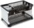 Clazkit Dish Drainer | Plastic Cutlery Holder | Drying Basket | Dish Drying Rack for Kitchen Utensils |Standing Shelf Bartan Stand Countertop for Kitchen | 51 * 33 * 27.2 Centimeters | Black
