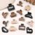 Cerrito Small Hair Claw Clips for Women & Girls – Matte Nonslip Clamps with Strong Hold for Thick & Thin Hair, Neutral Mini Hair Accessories for Everyday Styling (6 Pcs, Multicolor)