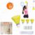 Kidology Hanging Badminton Self-Training Kit (3 Shuttles & 1 Trainer) – Rebounder for Self-Practice, Skill Improvement & Exercise, Ideal for Beginners, Solo Trainer for Boys & Girls (No Racket)
