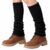 PANCA Winter Socks for Women | Woolen Fleece Leg Warmers Calf Length | Korean Outfit Stockings for Skirt Wear, Girls & Kids | Soft Foot Warmers for Cold Weather