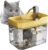 Automatic Pet Water Fountain for Cats & Dogs 2.5L BPA Free USB Powered Drinking Fountain with Silent Pump Filter Circulating Water System Transparent Tank LED Light Easy Clean Pet Water Dispenser