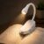 LED Rechargeable Book Light for Reading| Mini Clip-On Reading Lamp with 3 Light Modes| USB Type-C Charging| Flexible Gooseneck| Portable Night Light for Books, Kindle, Bedtime, Study & Travel