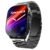 Fastrack Astor FS2 Pro 1.96″ Super AMOLED Smart Watch, Metal Body with 1000 Nits Brightness, SpO2, BP & Sleep Monitor, BT Calling, 100+ Sports Modes – Smartwatch for Men & Women (Gun Grey)