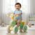 Kidsmate Tiny Glide (Non Musical) Baby Push Ride On Toy with Rear Storage Basket | 4-Wheel Stable Design for Balance, Coordination & Active Growth | Perfect Toddler Mini Bike for 1-4 Yrs Green Yellow