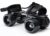 Jaspo Big Boss Adjustable Quad Roller Skates for Kids and Adults (6 Yrs & Above),Indoor Outdoor Wheels,Metal Body (21-27 cm Foot Length)| for Beginner & Advanced Skaters, Color-Black & Grey