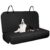 NECKORY Waterproof Polyester Dog Backseat Cover for Cars, Trucks, and SUVs, Carbon Black