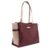 Carrylux Dual Tone Large Capacity Croco Pattern Tote Handbags Purses Shoulder Bag For Womens