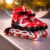 Toy Imagine Adjustable Inline Skates for Kids and Adults (Ages 6-Adult) – LED Light Up Wheels, Comfortable and Durable Roller Blades – Perfect for Beginners and Advanced Skaters (RED).