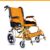 TryFit Foldable Travel Advance Wheelchair Lightweight Aluminium Alloy Frame Solid PU Tyres 12 Inch Rear Wheels 360° Front Rotation Breathable Mesh Seat Portable Wheelchair with Swing Footrest 110 Kg