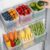 HomeWiz Fridge Storage Containers 850ml x6 | Storage Container Set | Fridge Organiser Storage Boxes | Food Grade BPA-Free Plastic Containers |Stackable, Transparent, for Fruits, Vegetables & Leftovers