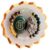 Certified original Dhanyog bracelet Combo for wealth & prosperity |Money attraction Bracelet Bead size (8mm), multicolour| with Natural & certified Pyrite stone cystal( 20-30 gms) and jade stone |Selenite charging bowl (9*9cms) with golden rim| Perfect Vastu gift for housewarming & business