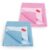 LuvLap Instadry Waterproof Baby Dry Sheet, Small Size 50×70 cm, Extra Absorbent Quick Dry Sheet for New Born,Toddler, Anti-Piling Fleece for Baby, Bed Protector, Pack of 2, Sky Blue & Baby Pink